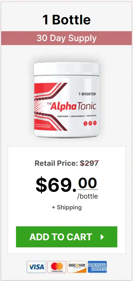 alpha tonic one bottle pack